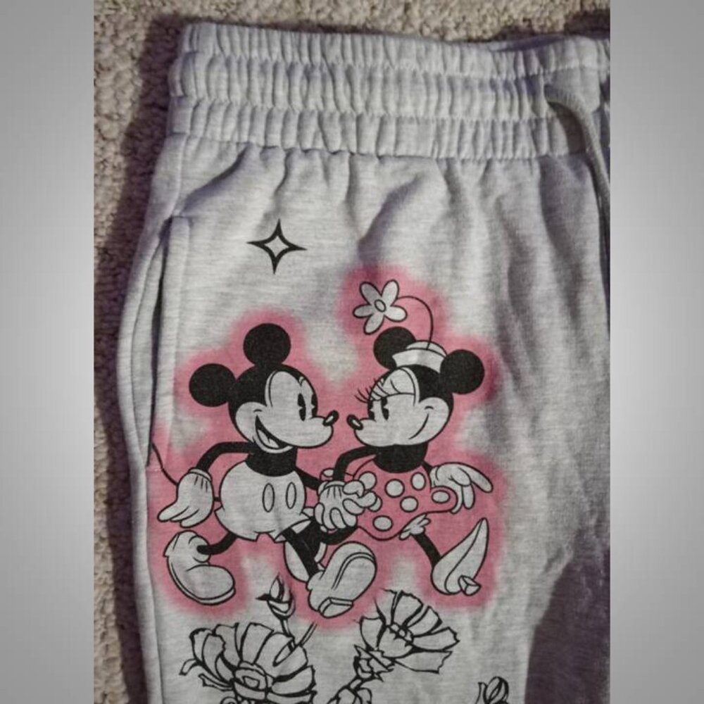 Disney Mickey and Friends sweat pants sweats size L 11/13 Mickey Mouse - Picture 4 of 7